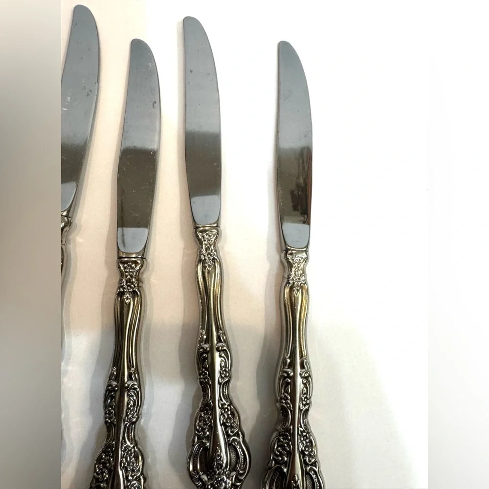 Oneida Michelangelo 6 Knives 2 Spoons Heirloom Stainless Flatware Replacements